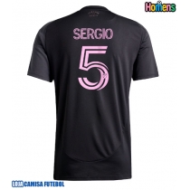 Camisa de Futebol Inter Miami Sergio Busquets #5 Equipamento Secundário 2025-26 Manga Curta